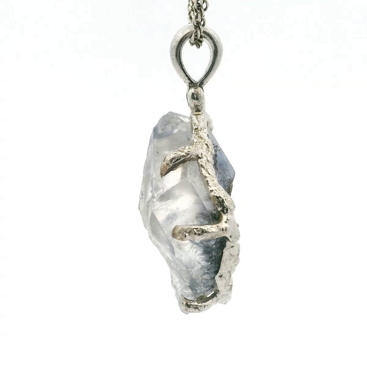 Dumortieritquarz Anhänger 925 Sterlingsilber