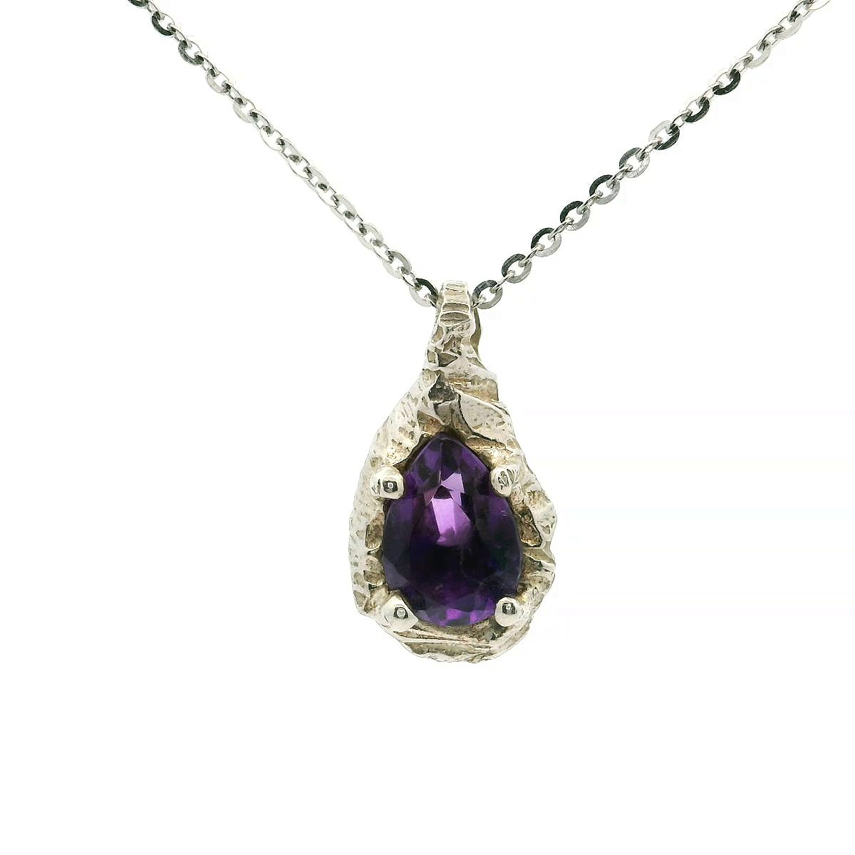Amethyst-Anhänger in 925 Sterlingsilber