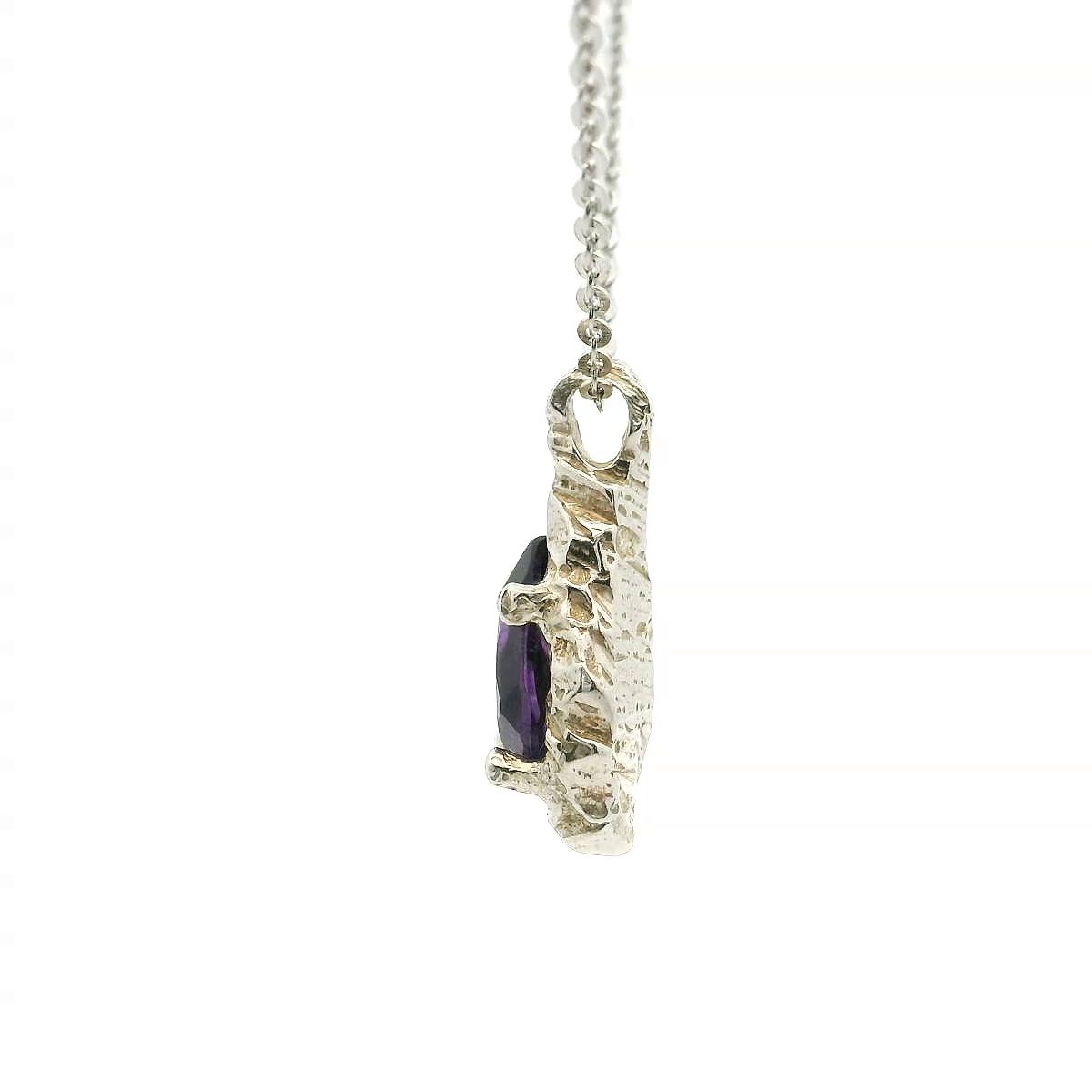 Amethyst-Anhänger in 925 Sterlingsilber