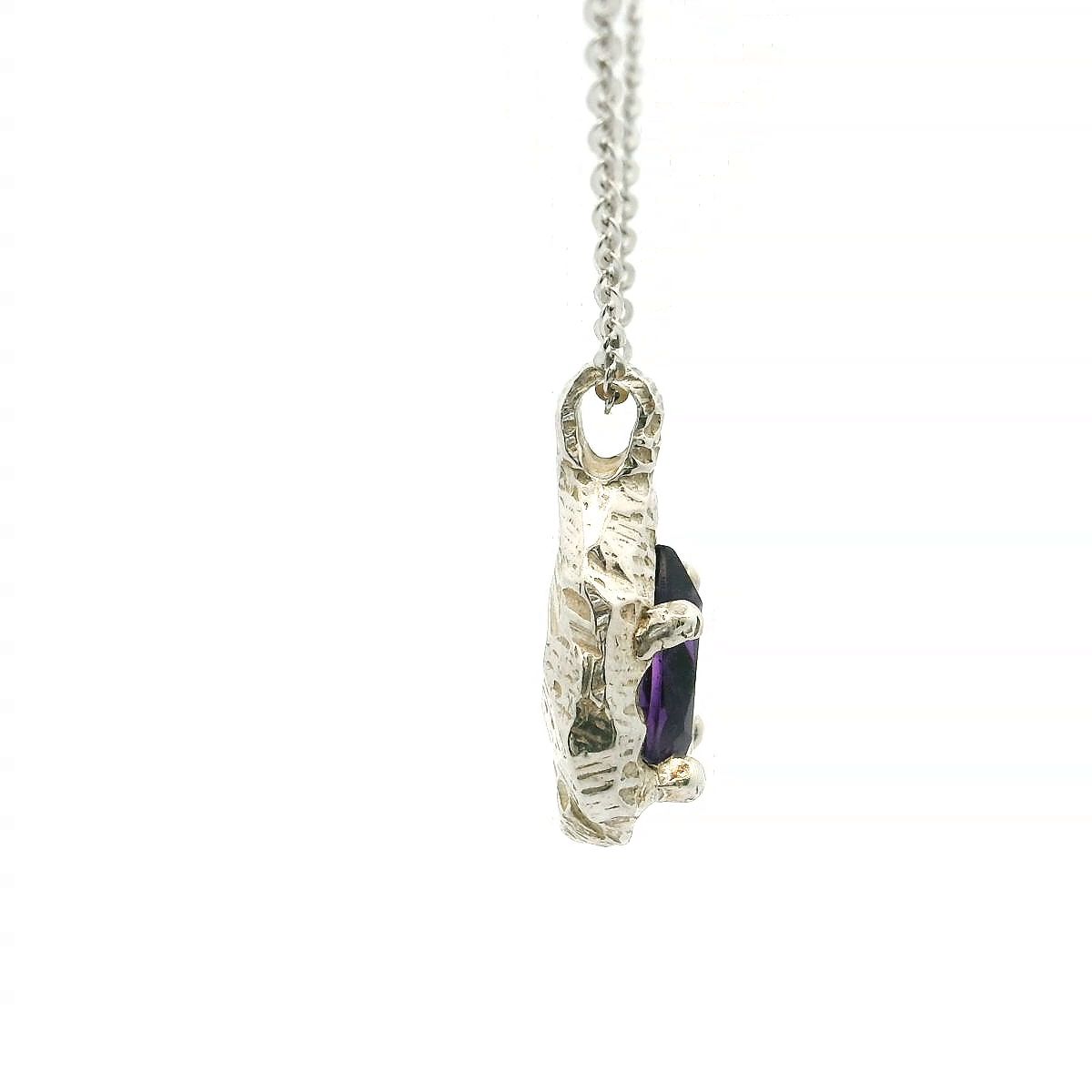 Amethyst-Anhänger in 925 Sterlingsilber