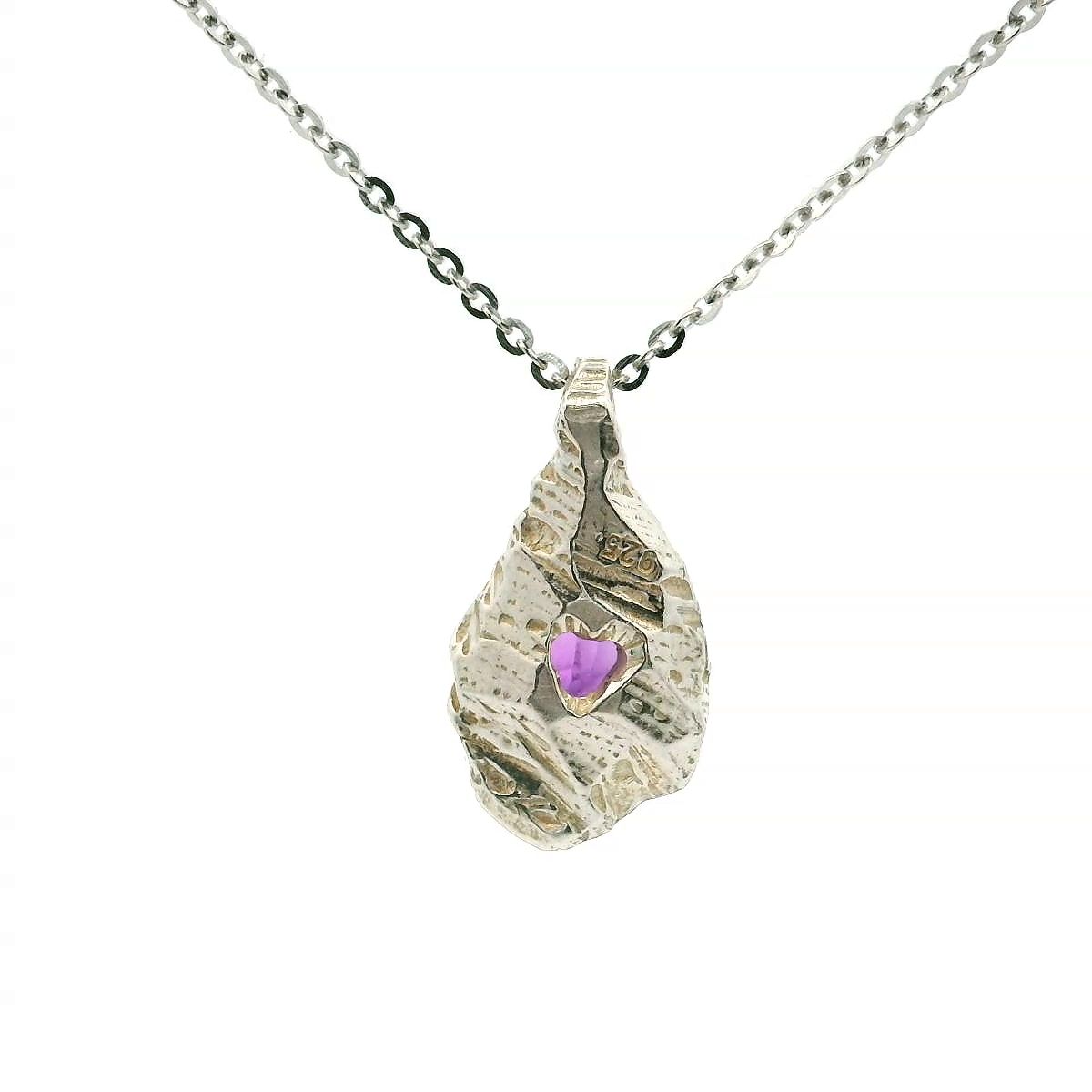 Amethyst-Anhänger in 925 Sterlingsilber