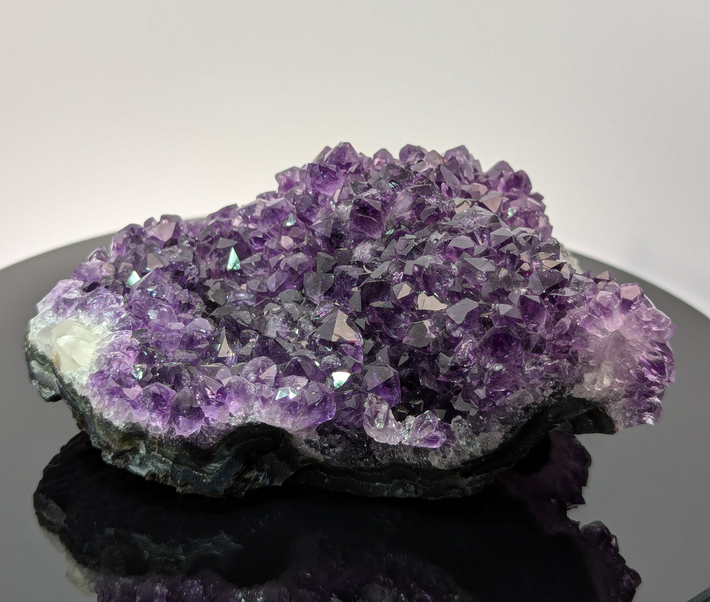 Uruguay Amethyst mit Calcit